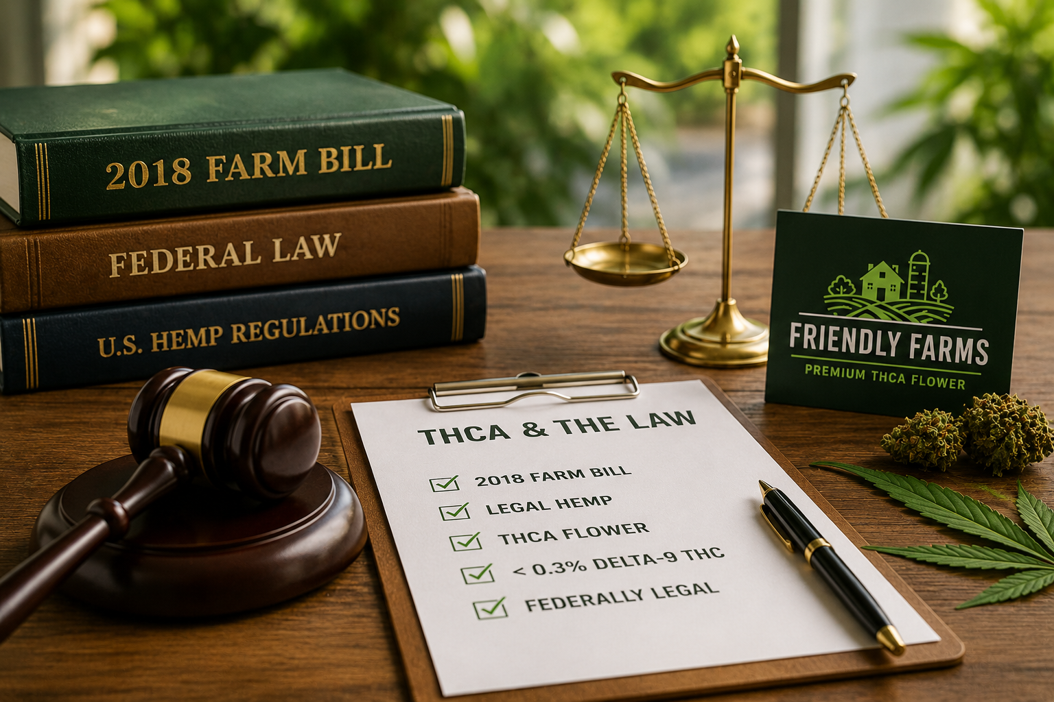 Is Friendly Farms Legal? Understanding THCA, Hemp, and the 2018 Farm Bill